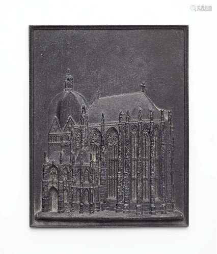 A cast iron New Year s plaque 1855