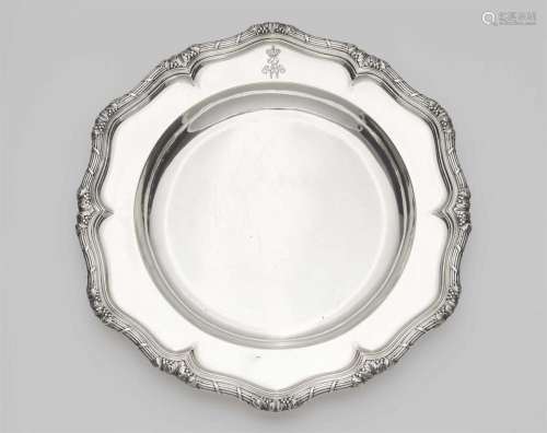 A Berlin silver platter made for King William I