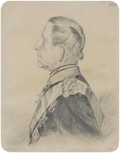 Anton von Werner, Portrait of General Helmuth von Moltke in ...