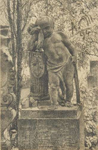 Adolph von Menzel, Putto from the Grave of Prince Frederick ...