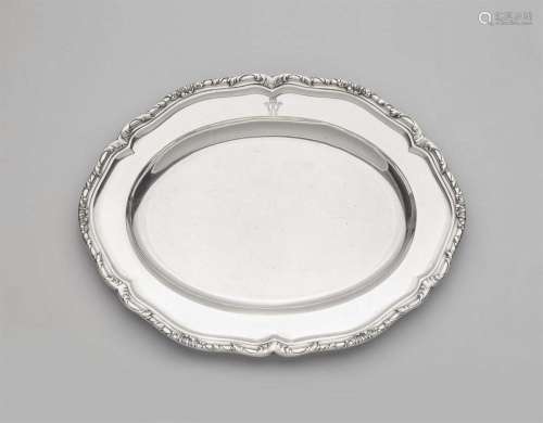 A Berlin silver platter made for Emperor William II