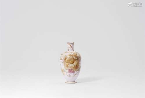 A Berlin KPM porcelain vase with "weichmalerei" de...