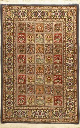 Qum, Persia, approx. 50 years, wool on cotton,approx. 160 x ...