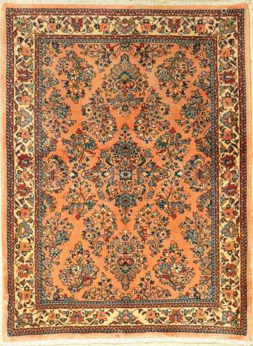 Saruk fine, Persia, approx. 50 years, wool on cotton, approx...