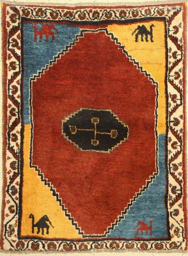Gabbeh old, Persia, approx. 60 years, wool on wool, approx. ...