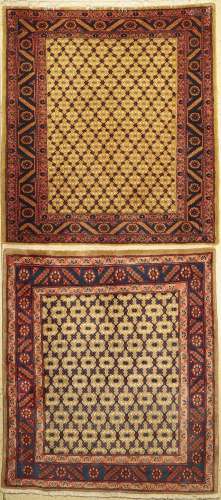A pair of Koliai, Persia, approx. 60 years, wool on cotton, ...