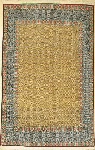Qum old, Persia, around 1960, wool on cotton, approx. 213 x ...