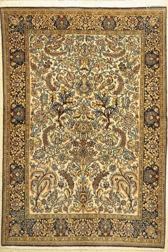 Qum old, Persia, approx. 60 years, wool with silk, approx. 1...