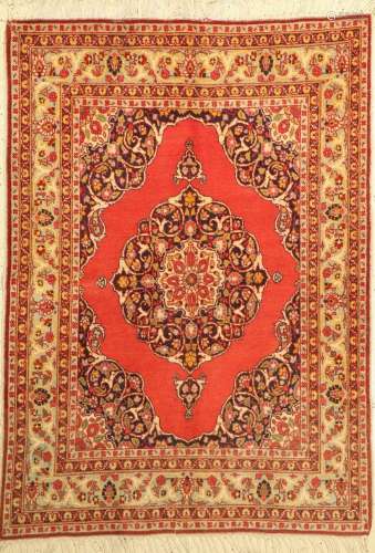Tabriz old, Persia, around 1940, wool on cotton, approx. 171...