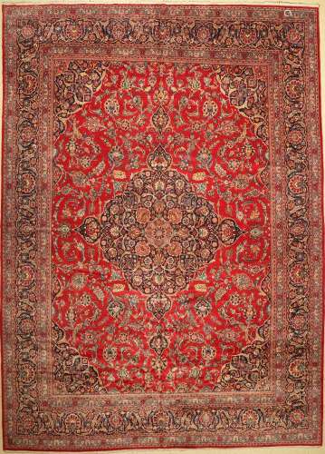 Kashan fine, Persia, around 1960, wool on cotton, approx. 46...