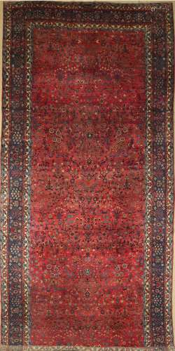 Antique Kerman(OCM), signed, Persia, around 1910, wool on co...