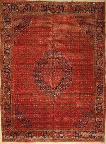Bijar old, Persia, around 1960, wool on cotton, approx. 457 ...