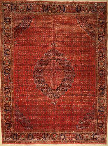 Bijar old, Persia, around 1960, wool on cotton, approx. 457 ...