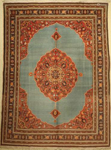 Tabriz old, Persia, around 1940, wool on cotton, approx. 330...