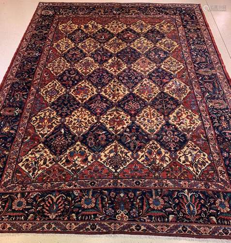 Bakhtiar palace carpet, Persia, around 1950, wool on cotton,...