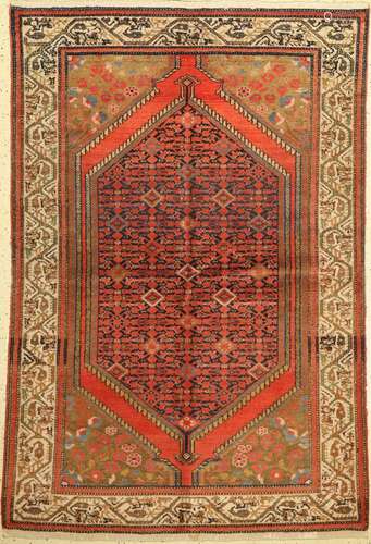 Hamadan antique, Persia, around 1900, wool on cotton, approx...