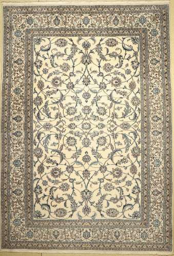Nain, Persia, approx. 50 years, wool on cotton, approx. 356 ...