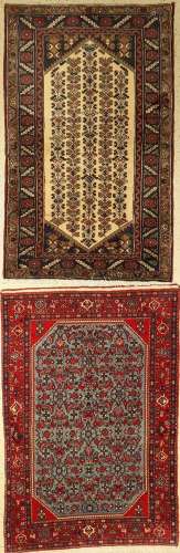 Koliai & Enjelas, Persia, approx. 50 years, wool on cott...