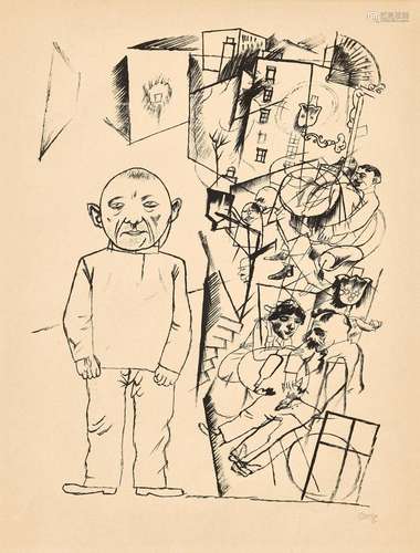 GEORGE GROSZ (1892 - 1959, Berlin)