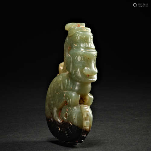 Western Zhou Dynasty, jade human type, Jade