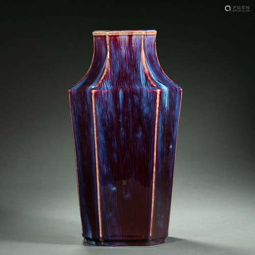 Qing Dynasty, the kiln change glaze color, Bottle