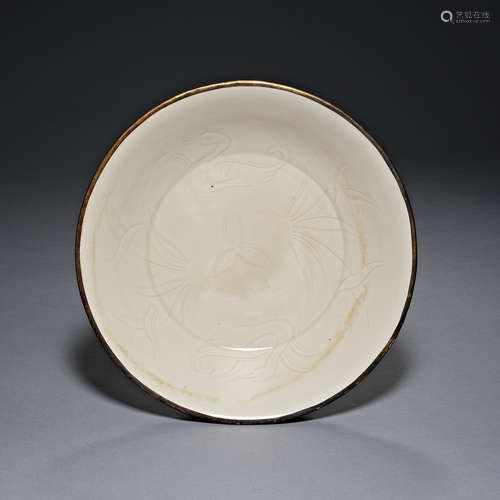 Song Dynasty, Ding Kiln, white porcelain Plate