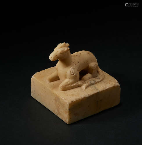 Tang Dynasty, White Jade, White stone Deer