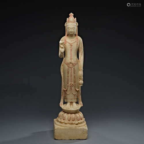 Northern Qi Dynasty, White Stone, Buddha statue