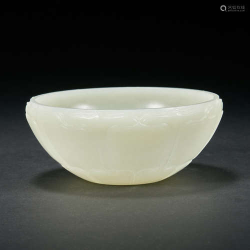 Qing Dynasty, Hetian Jade, Bowl