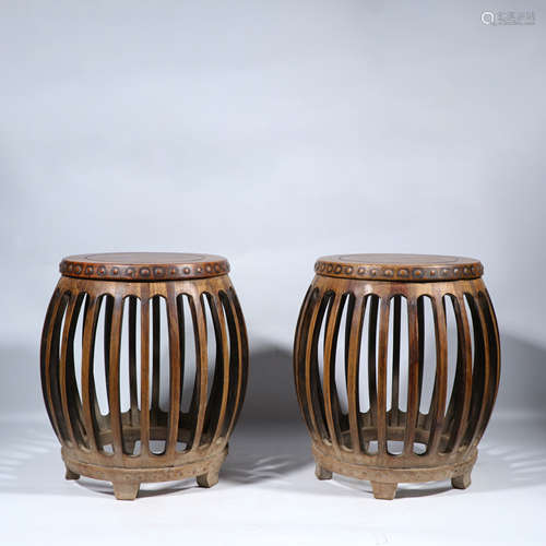 Huanghuali Wood, Round Stool