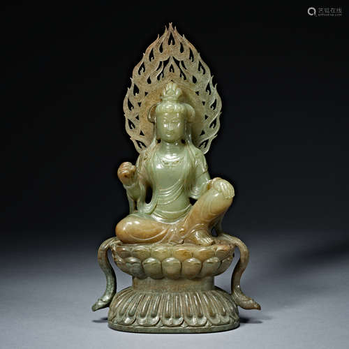 Tang Dynasty,  Jade Guanyin