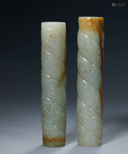 Tang Dynasty,  Jade Tube