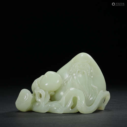 Qing Dynasty, Jade Peach, Paperweight