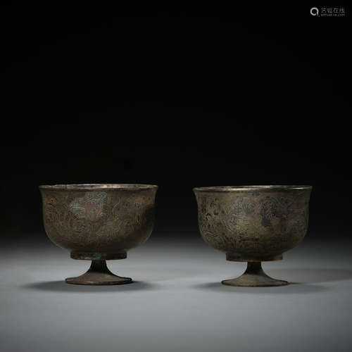 Tang Dynasty,  Silver Cup