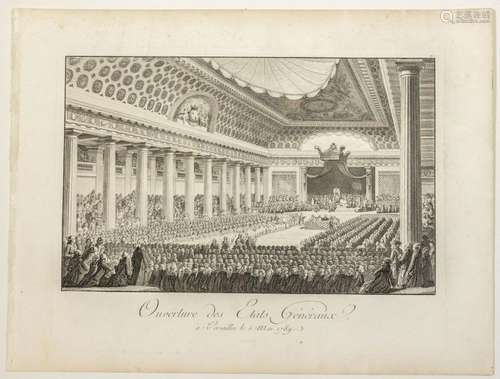 « OUVERTURE DES ÉTATS GÉNÉRAUX à Versailles le 5 Mai 1789. »...