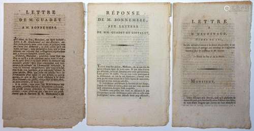 GUADET (Marguerite-Élie) 1758 - Guillotiné à Bordeaux le 15 ...