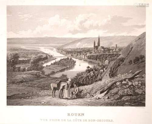 SEINE-MARITIME. Gravure de « ROUEN