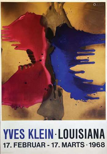 Yves Klein Louisiana 1968J Chr Sorensen & Co      Affich...