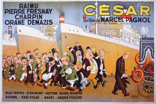 César un Film de Marcel PagnolMonégasque  Monte Carlo    Aff...