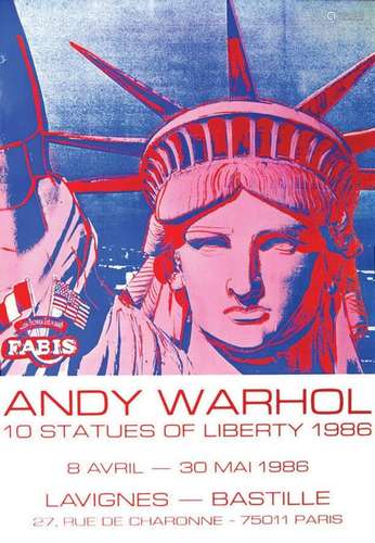 Andy Warhol - Statue of Liberty 1986 10 Statues of Liberty. ...