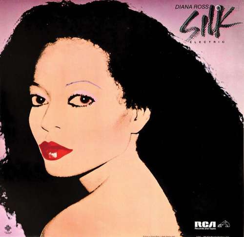 Diana Ross 1982 Silk Electric. Couverture de ce célèbre Albu...