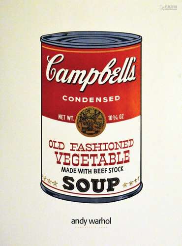 Campbell's Soup Andy Warhol  Coldwater press LTD  1  Affiche...