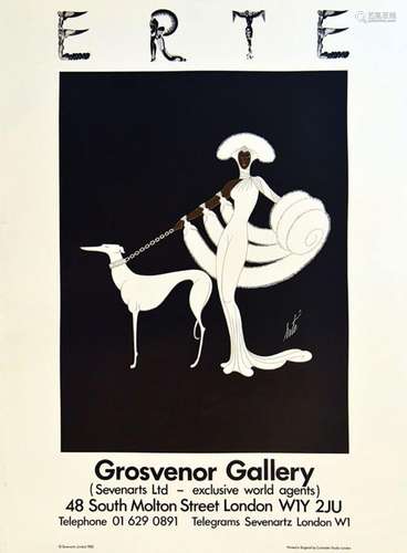 Erté Grosvenor GalleryCoriander Studio  London  1  Affiche  ...