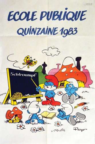 Les Schtroumpfs Ecole Publique Quinzaine 1983Landais  Noisy ...