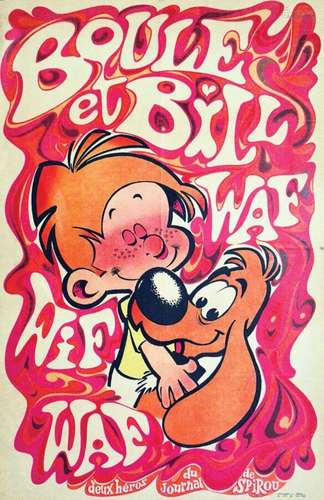 Boule et Bill Waf wif waf. Journal de Spirou.     Aff. Entoi...