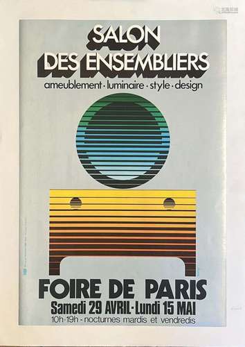 Salon des Ensembliers Ameublement Tapis Luminaire (Saarinen)...