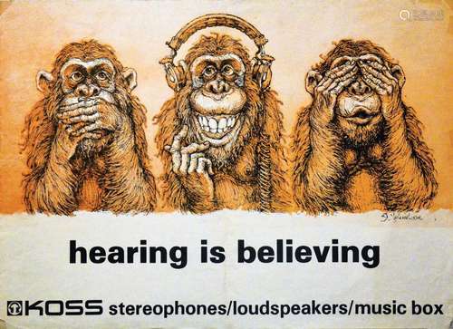 Koss Hearing is Believing Koss Stereophones Loudspeakers  Mu...