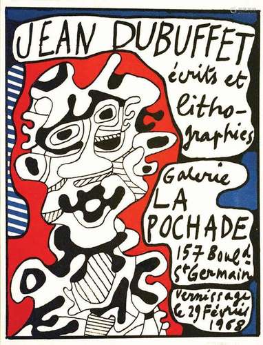 Jean Dubuffet écrits et lithographies Galerie La Pochade Ver...