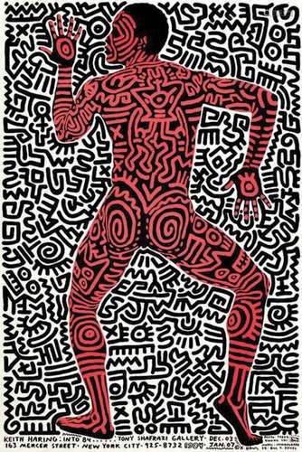 Keith Haring Tony Shafrazi Gallery. New York City      Affic...