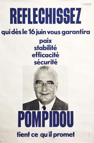 Pompidou Réfléchissez qui dès le 16 juin vous garantira  Pai...